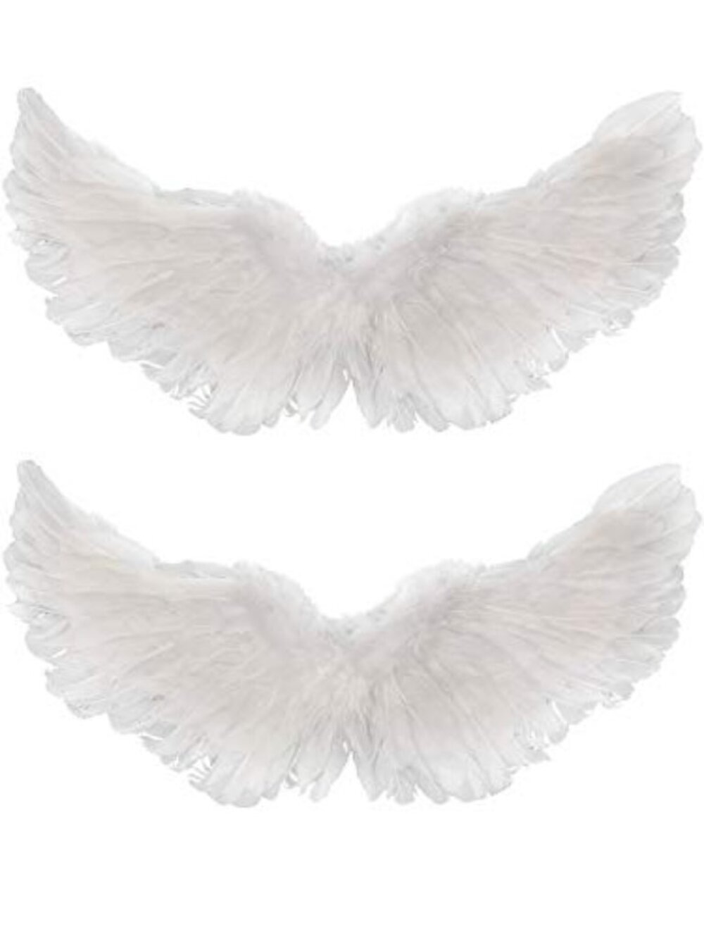 Gejoy Angel Wings 2 Pack Feather Halloween Costume for Women Girls